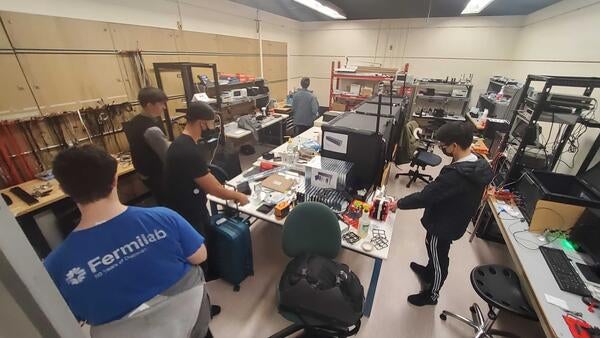 Group packing for Jefferson Lab test beam calorimeter prototype