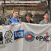 UCR team carrying out the EIC SiPM irradiation test at UC Davis Cyclotron, May 2024