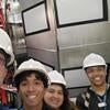 Sean Preins, Ryan Tsiao, Mia Macias and Brice Saunders at Hall-B, Jefferson National Laboratory