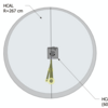 Calorimeter Insert EIC within forward endcap calorimeter showing EIC beam crossing angle